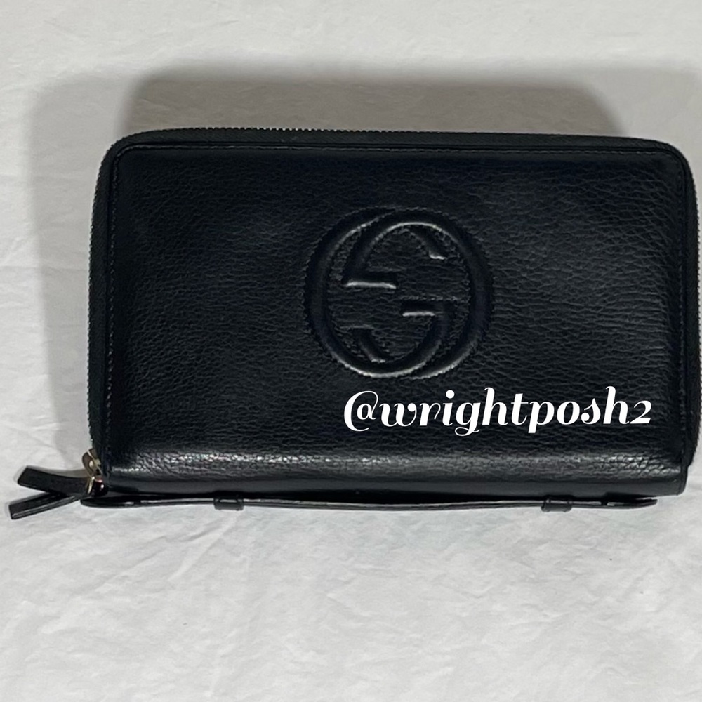 Gucci Soho Cellarius Leather Wallet - Picture 2 of 13